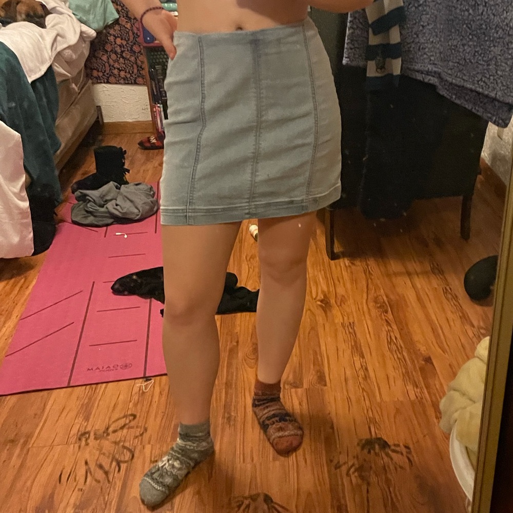 Light blue Jean shirt